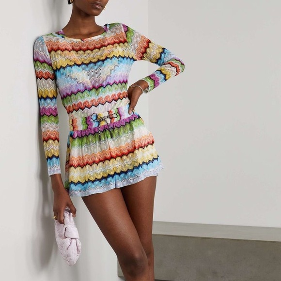 Missoni Pants - Missoni chevron knit mini shorts